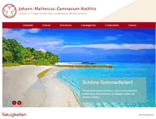 Tablet Screenshot of mathesius.de